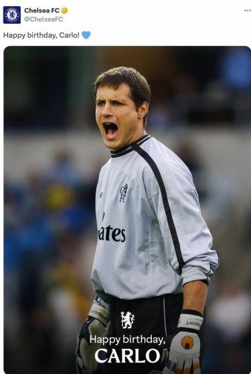 切尔西更新官推,为该队名宿卡尔洛-库迪奇尼庆生