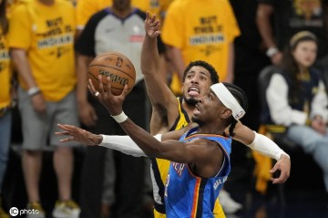 SGA24分哈利伯顿22+11+9 步行者胜雷霆总分2-1