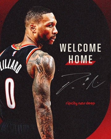 回到梦开始的地方!开拓者官宣签下35岁利拉德